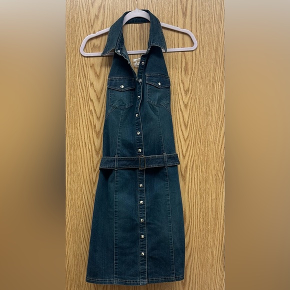 Victoria Secret,Open back Jean dress.Size 10.Never worn,without tag. - Picture 1 of 2